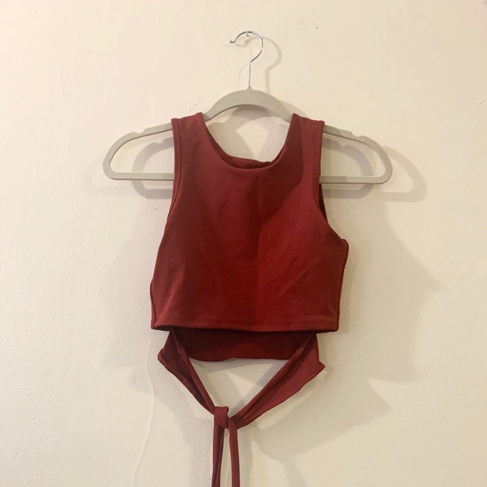 Live the Process Wrap Work Out Top